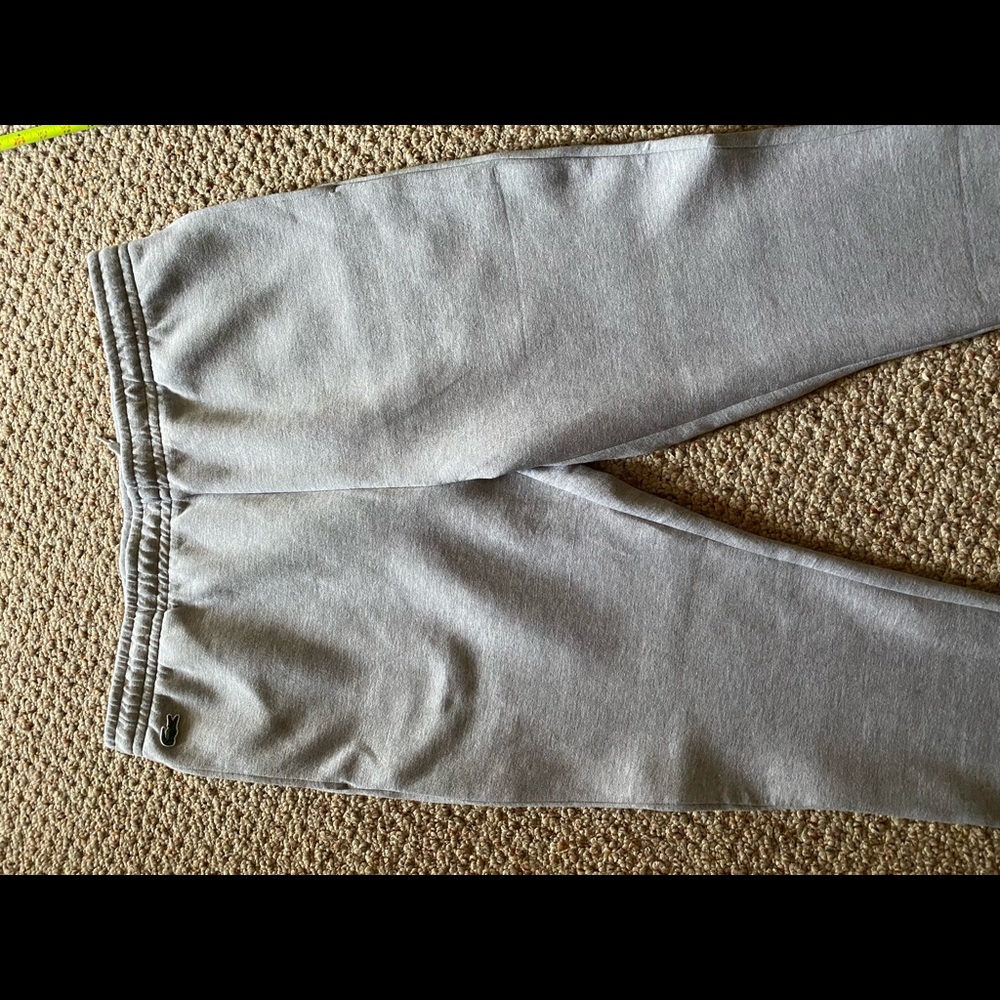 Lacoste tapered Sweatpants (NWOT) in excellent condition and never worn